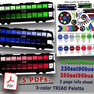 230sat90 Triad Palette