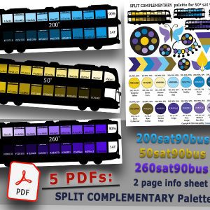 50sat90 Split Complementary Packet