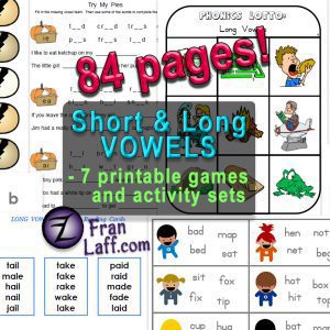 Short & Long Vowel FUN Pack!