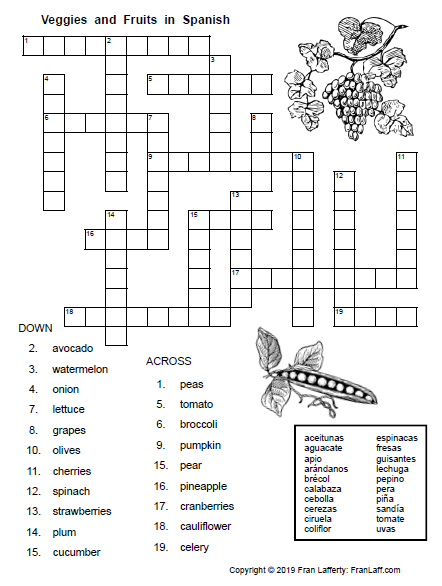 Spanish Food Word Search A Free Printable To Learn Food Vocabulary 