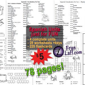 Spanish for FUN mini units