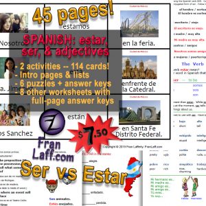 SPANISH: Estar, Ser, & Adjectives