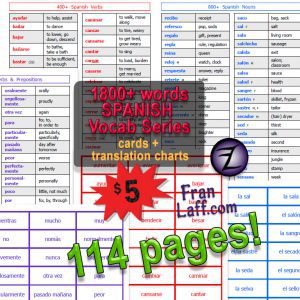 1800+ SPANISH Vocab Series