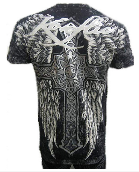 Konflic cross shirt with soft wings – FranLaff.com