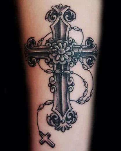 shaded cross tattoo – FranLaff.com